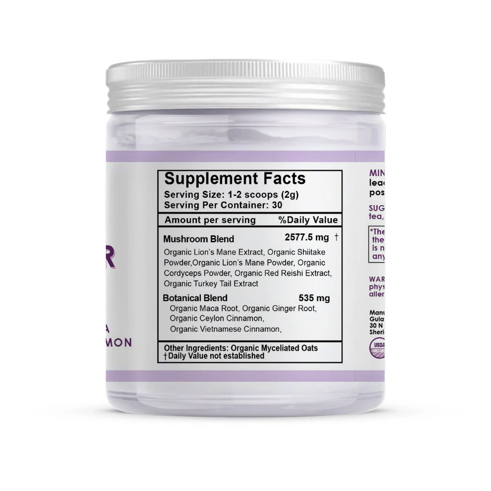 Mind Master - Mushroom Powder (30-Day Supply)